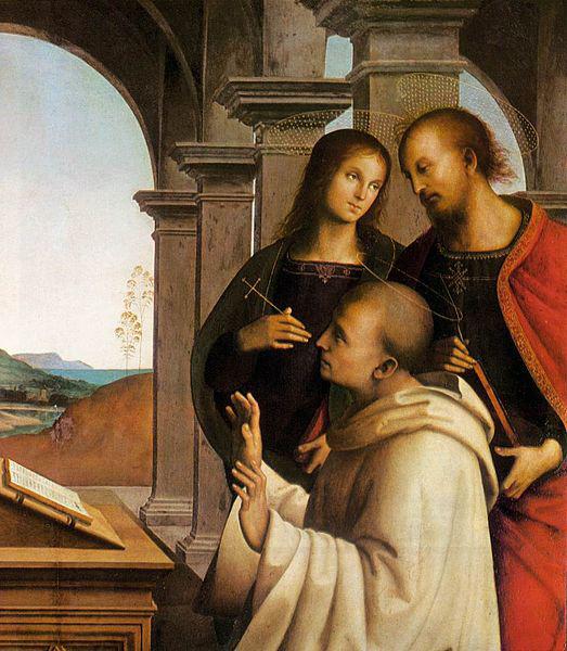 Pietro Perugino The Vision of St Bernard China oil painting art
